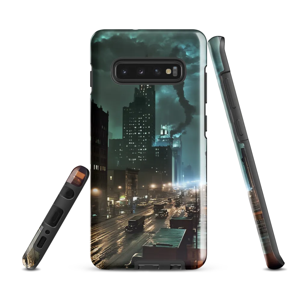 City of Shadows: A Nocturnal Symphony | Phone Case |  S10 Plus | Tough Case | Glossy