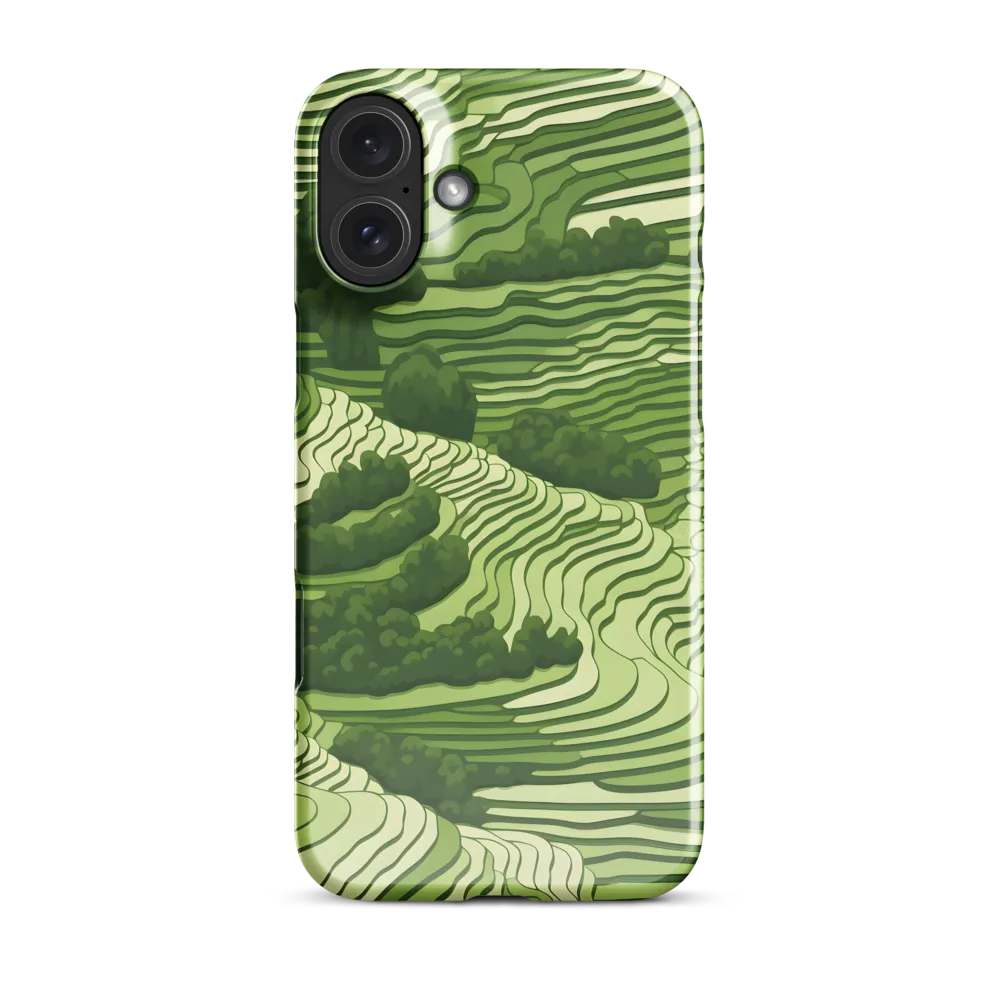 Waves of Green: An Abstract Landscape