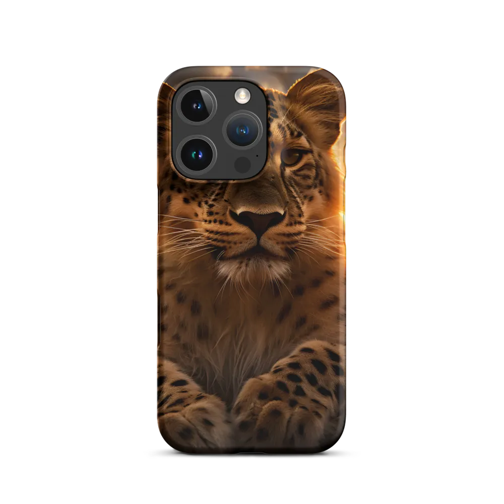 Regal Presence: The Leopard at Sunset