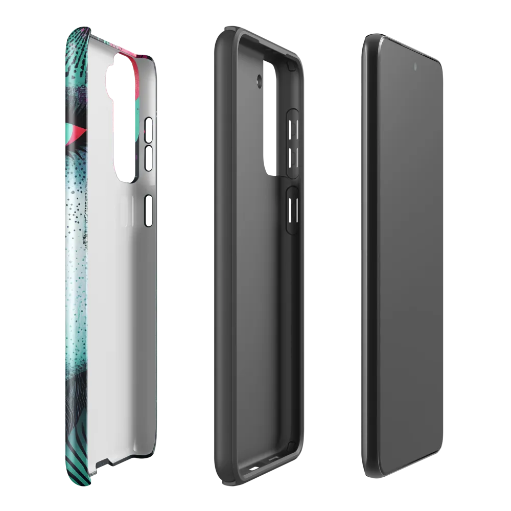 Mystical Beauty in Blue and Pink | Phone Case |  S21 Plus | Tough Case | Glossy