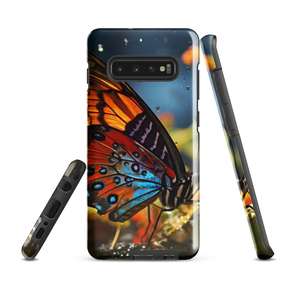 Dance of Colors: The Butterfly's Elegance | Phone Case |  S10 Plus | Tough Case | Glossy