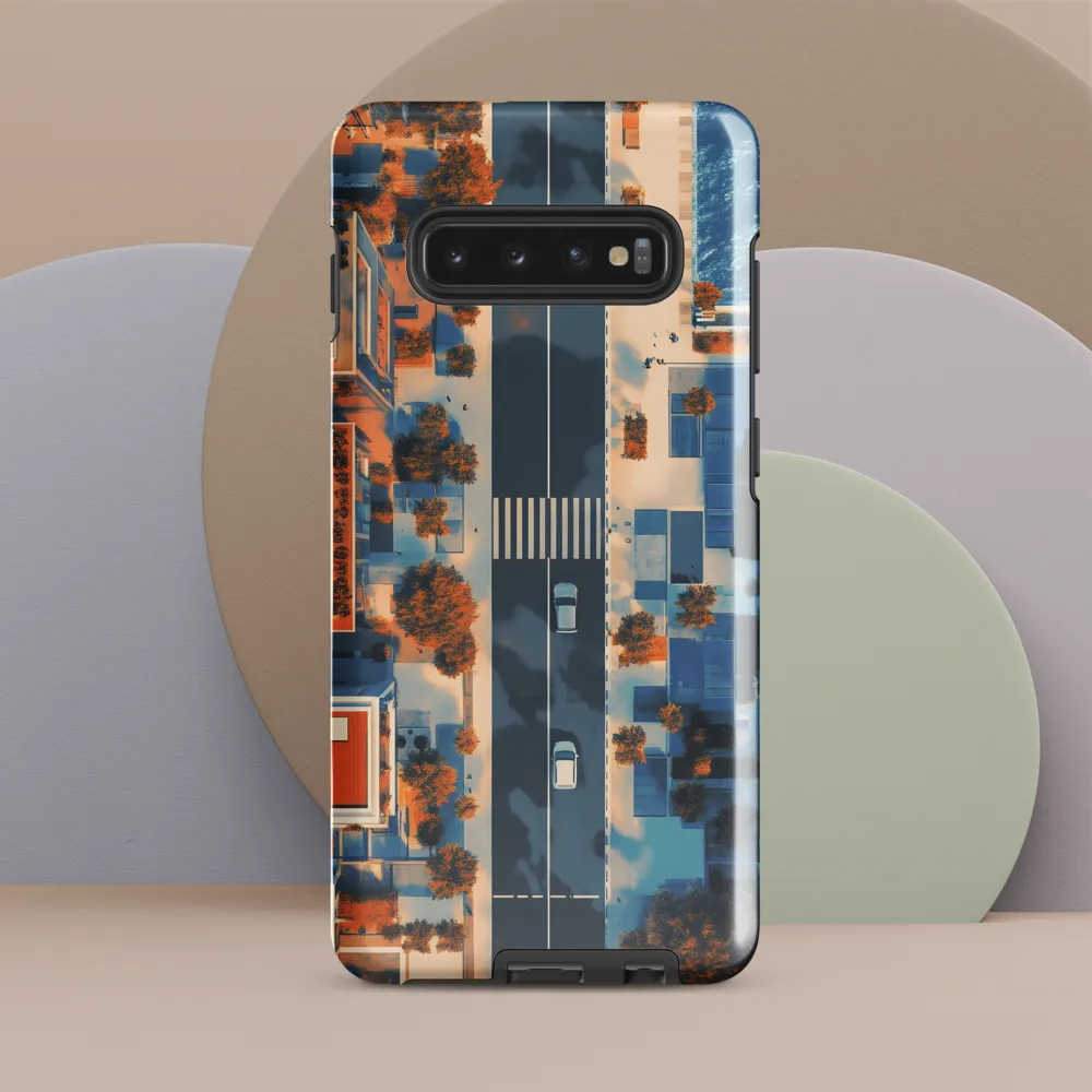 Urban Harmony: Aerial Reflections | Phone Case |  S10 Plus | Tough Case | Glossy