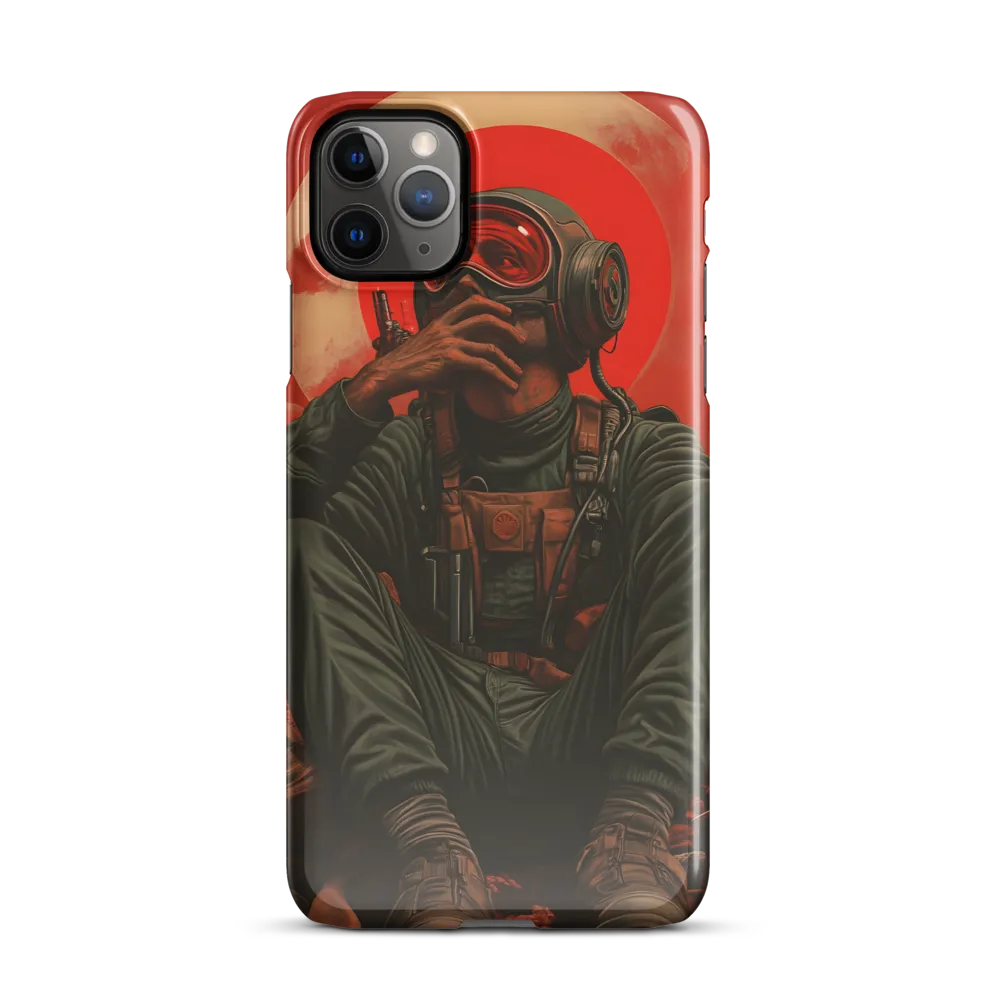 Contemplation of the Cosmic Voyager | Phone Case |  11 Pro Max | Snap Case | Glossy