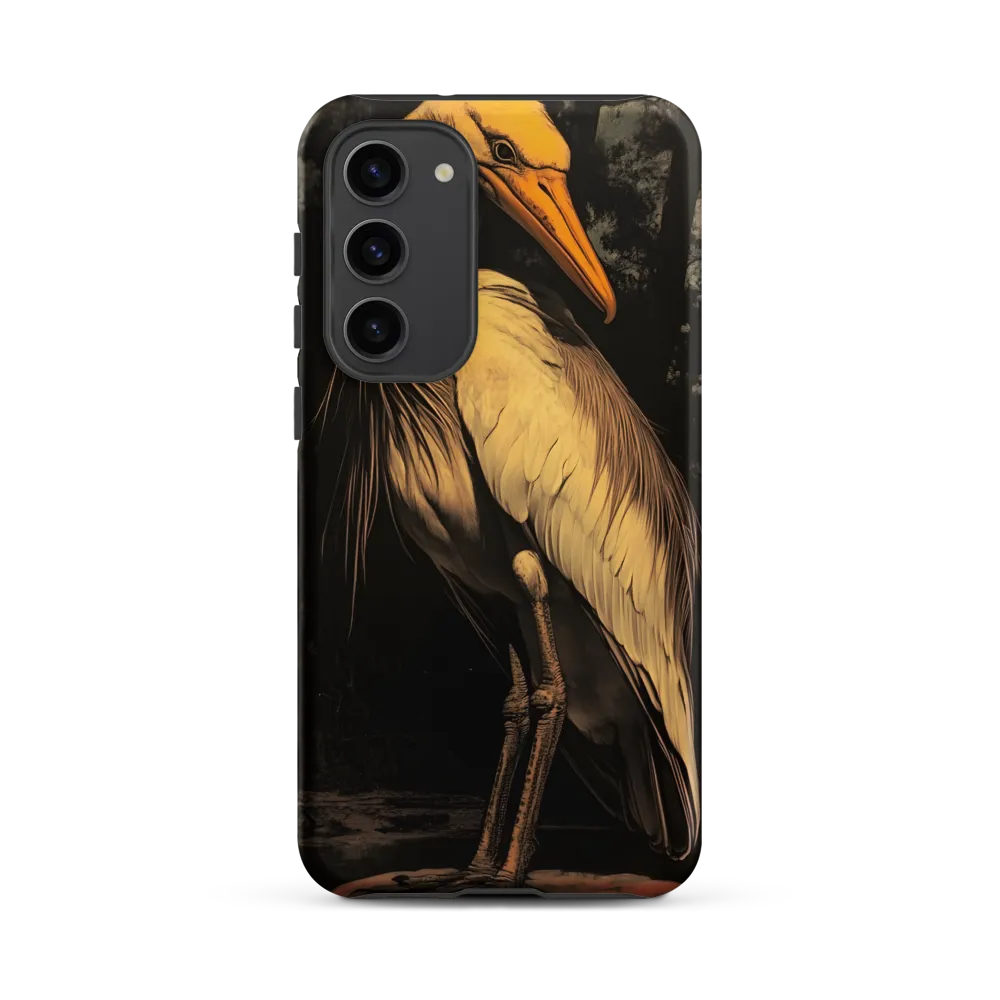 Majestic Egret in Twilight