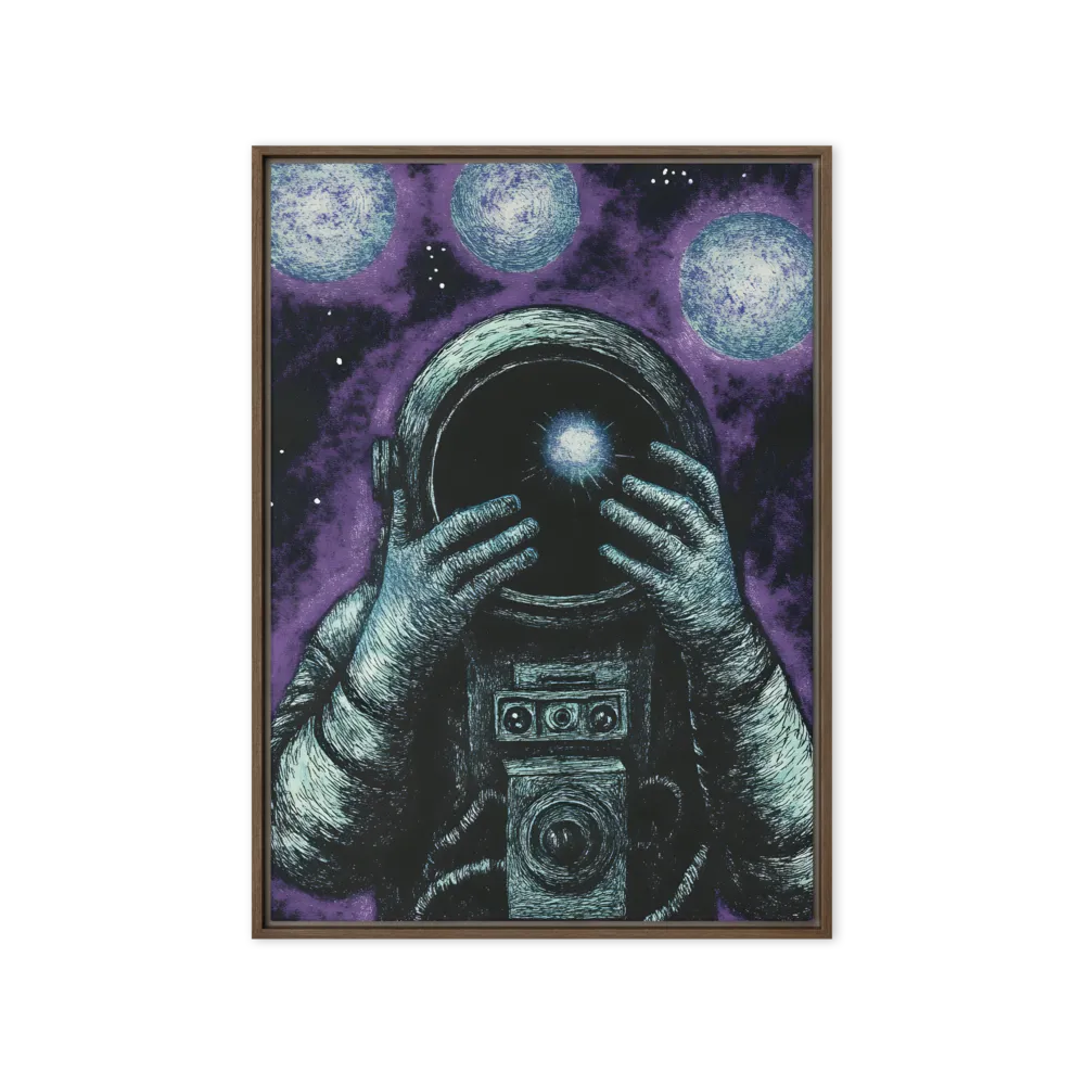 Beyond the Stars | Canvas with Brown Frame | 20″×28″