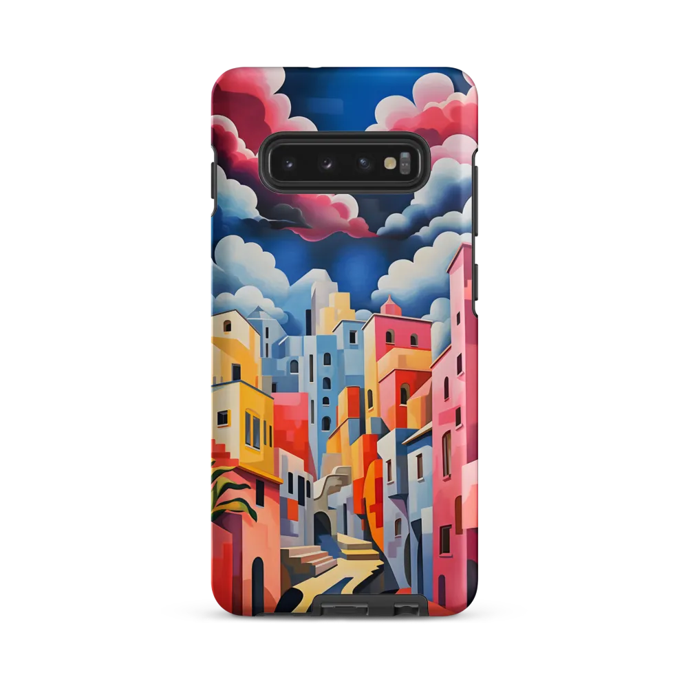 Whimsical Cityscape | Phone Case |  S10 Plus | Tough Case | Matte