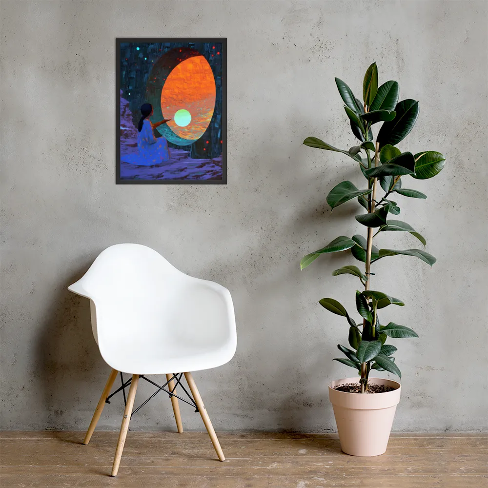 The Portal of Dreams | Poster with Black Frame | 18″×24″