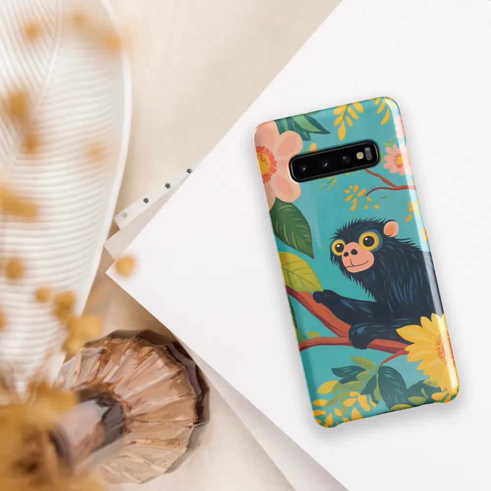 Joyful Encounter in a Floral Paradise | Phone Case |  S10 Plus | Snap Case | Glossy