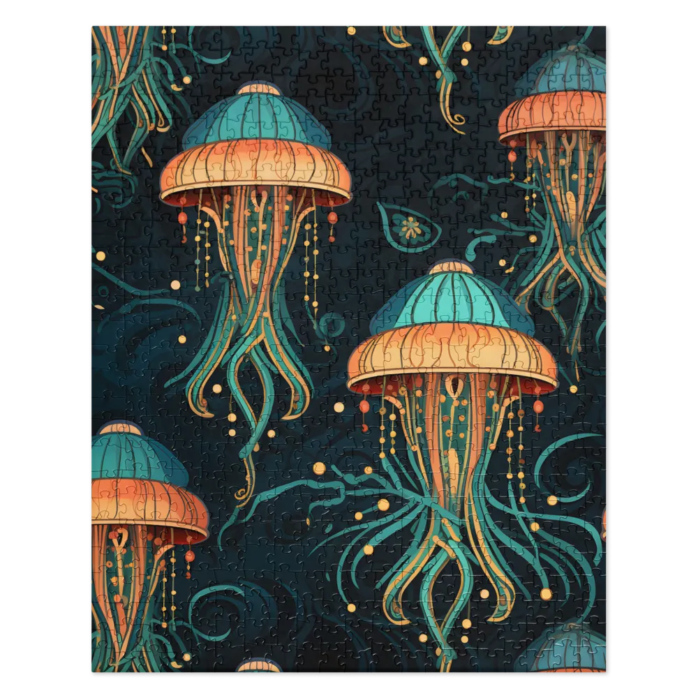 Symphony of Jellyfish | Jigsaw Puzzle | 520 pieces