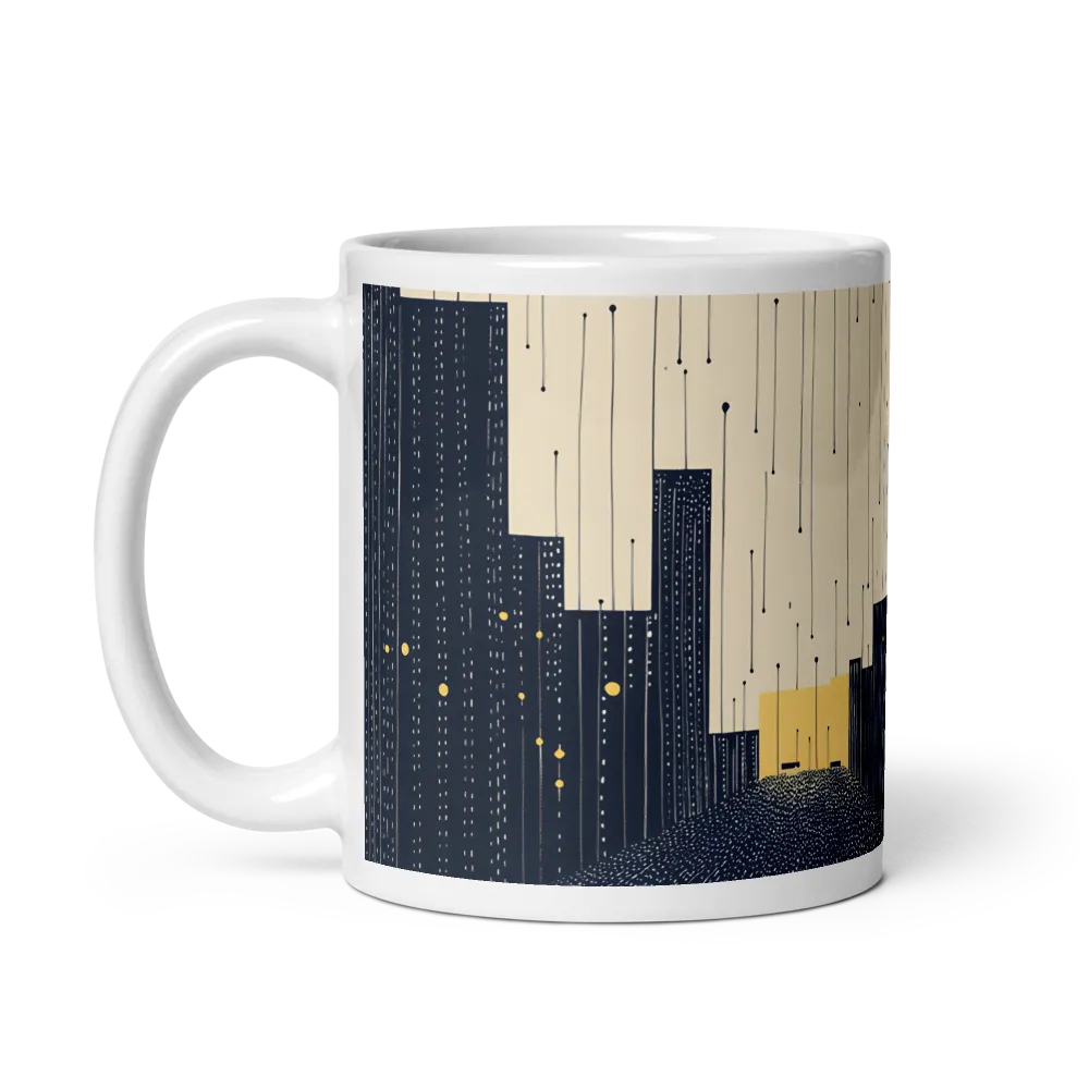 Whispers of the Urban Sky | Mug with White inside | 11 oz