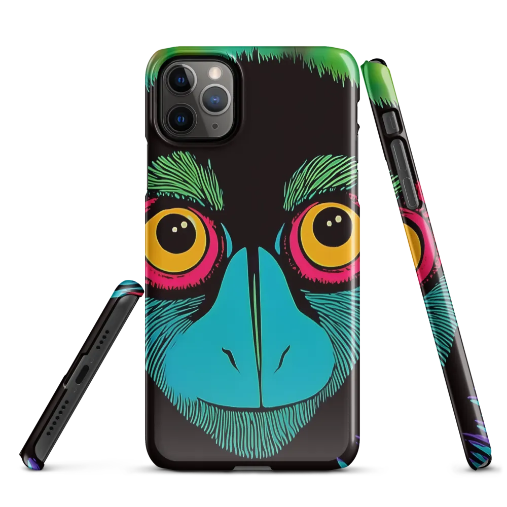 Whimsical Monkey Reflection | Phone Case |  11 Pro Max | Snap Case | Glossy