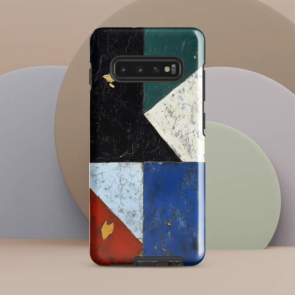 Geometric Tension: An Abstract Exploration | Phone Case |  S10 Plus | Tough Case | Glossy