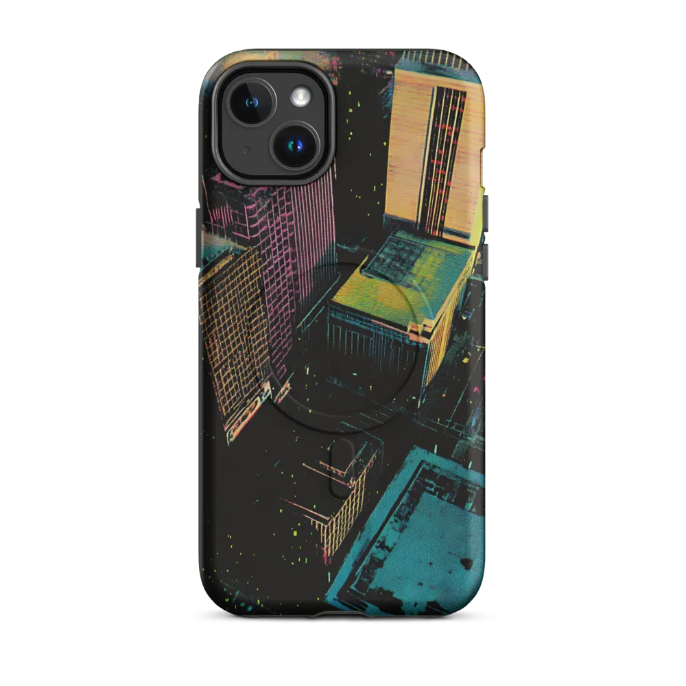 Neon Dreams: A City from Above
