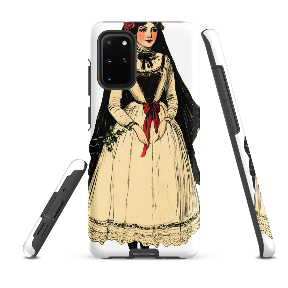 Elegance in Tradition: A Folk Portrait