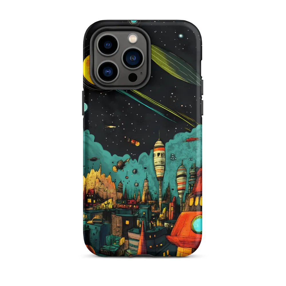 Galactic Cityscape: A Journey Through Imagination