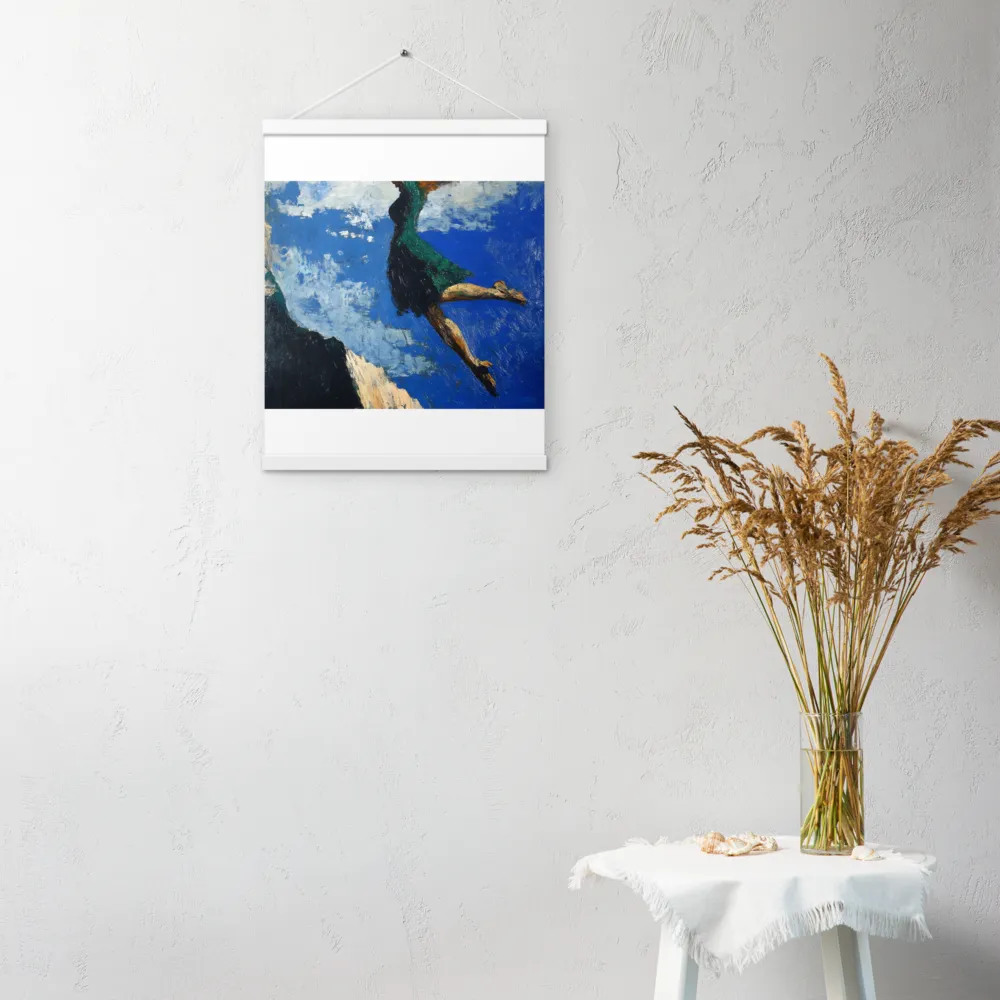 Boundless Ascent | Poster With White Wood Hanger | 16″×20″