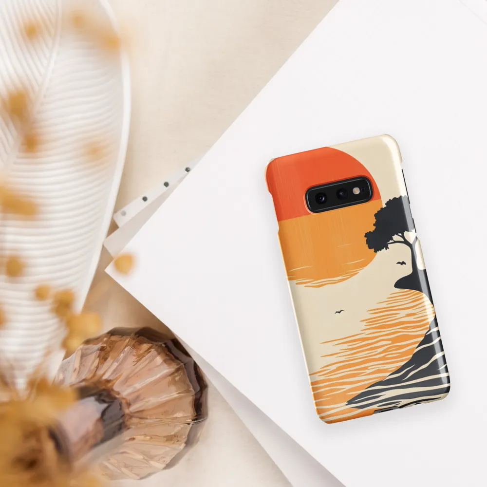 Serene Sunset | Phone Case |  S10e | Snap Case | Glossy