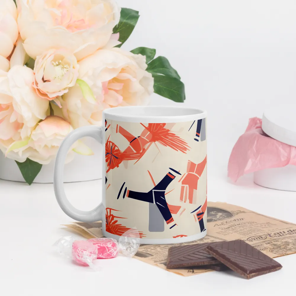 Whimsical Patterns of Nature and Femininity | Mugs | Multiple Sizes & Colors