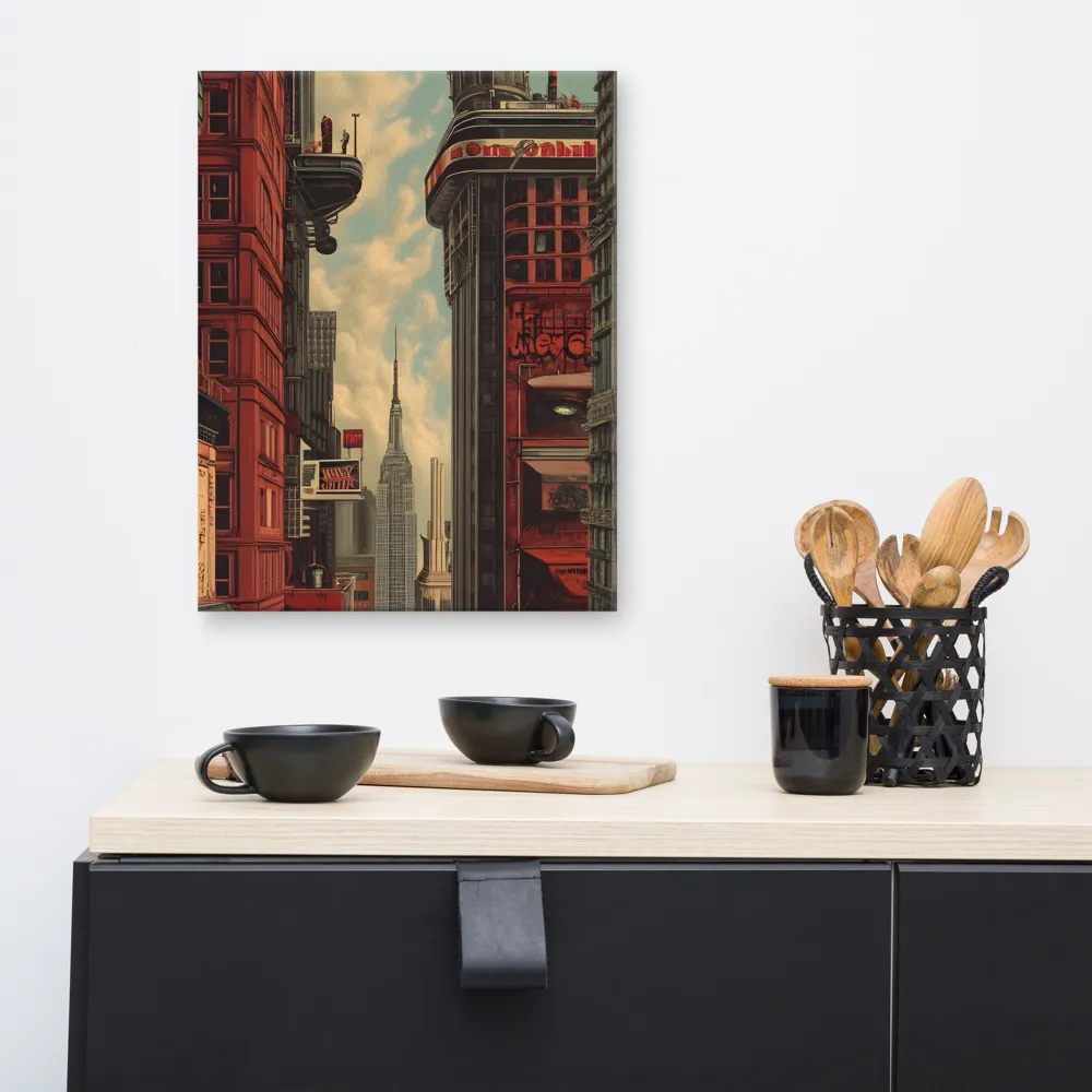 A Glimpse of Tomorrow: Urban Ambition | Canvas | 16″×20″