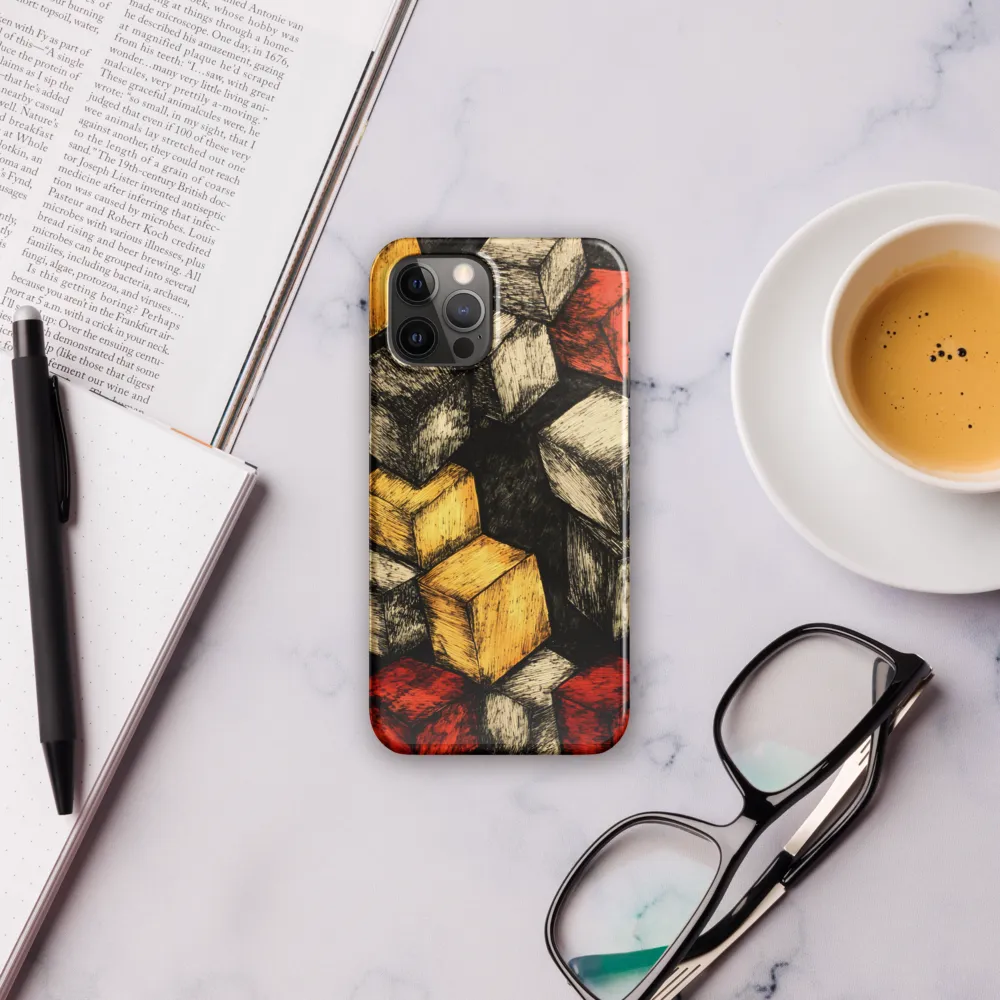 Dynamic Cubes: An Exploration in Color and Form | Phone Case |  12 Pro | Snap Case | Glossy