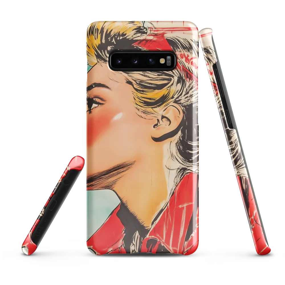 Empowered Elegance: A Pop Art Portrait | Phone Case |  S10 Plus | Snap Case | Glossy