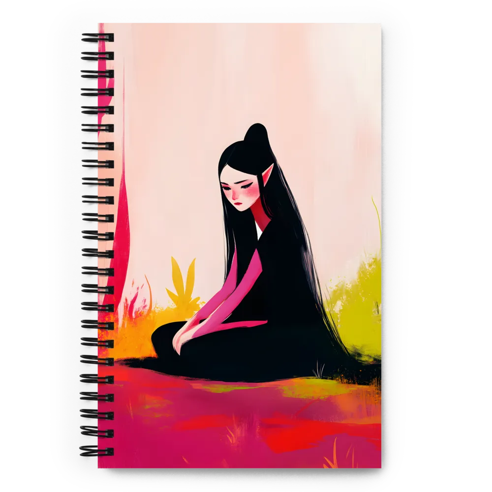 Whispers of Solitude | Spiral Notebook