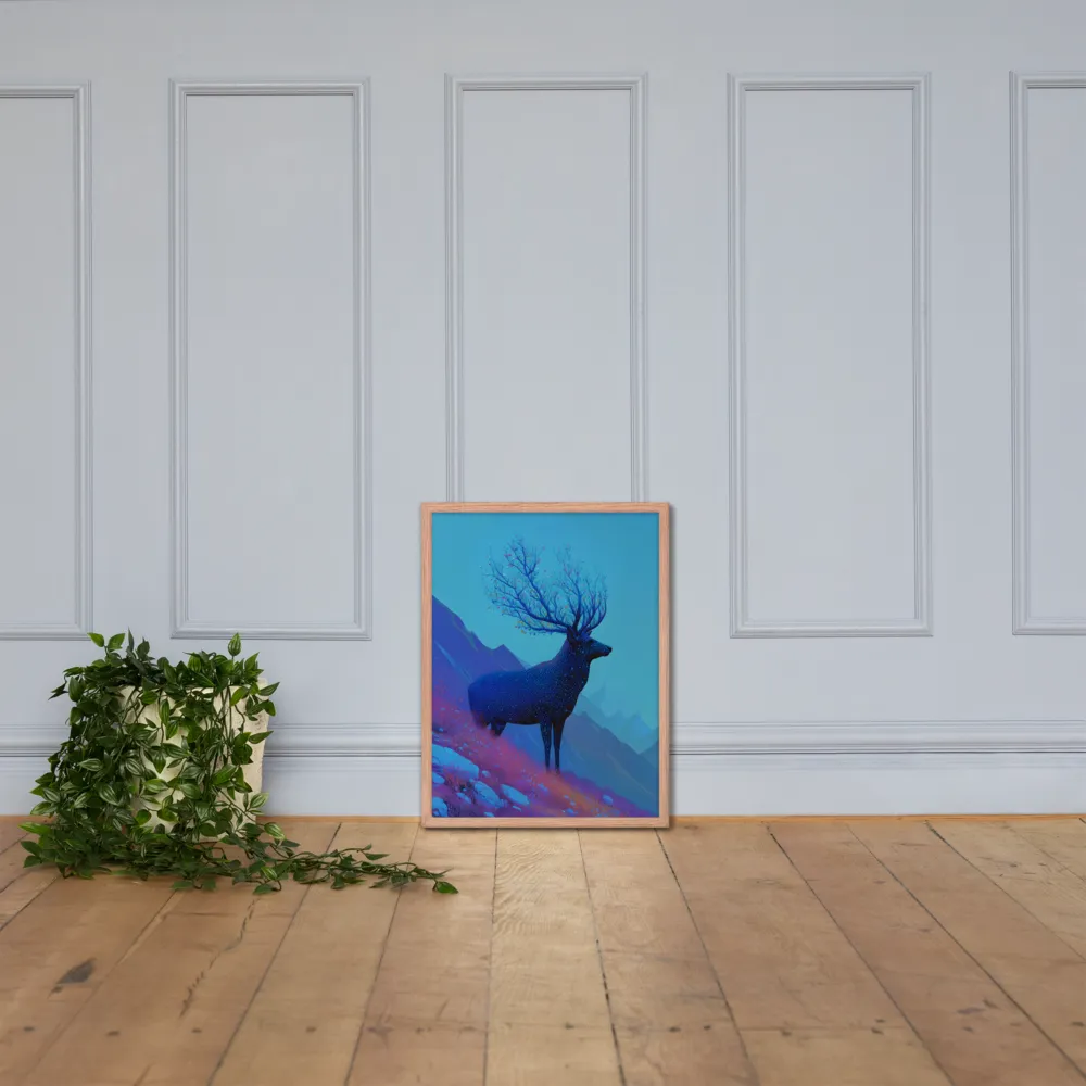 Ethereal Harmony | Poster with Red oak Frame | 18″×24″