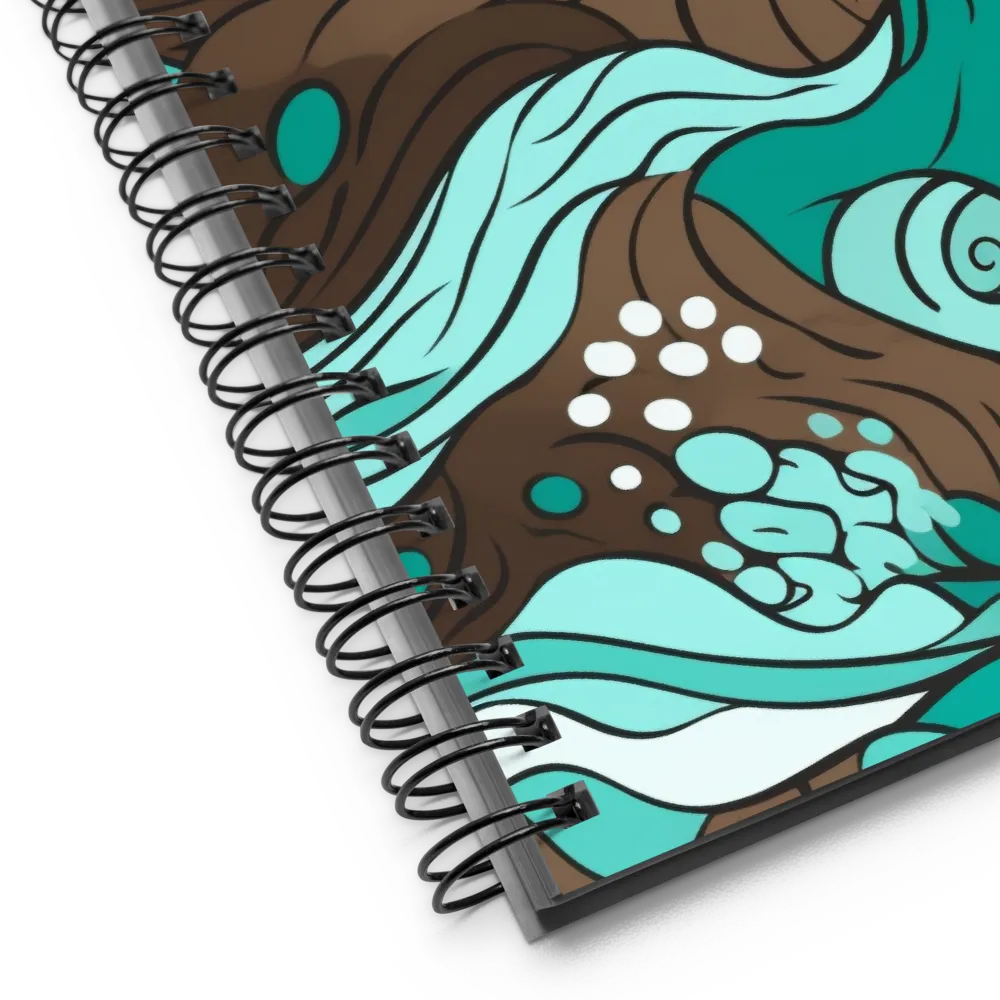 Flowing Horizons | Spiral Notebook