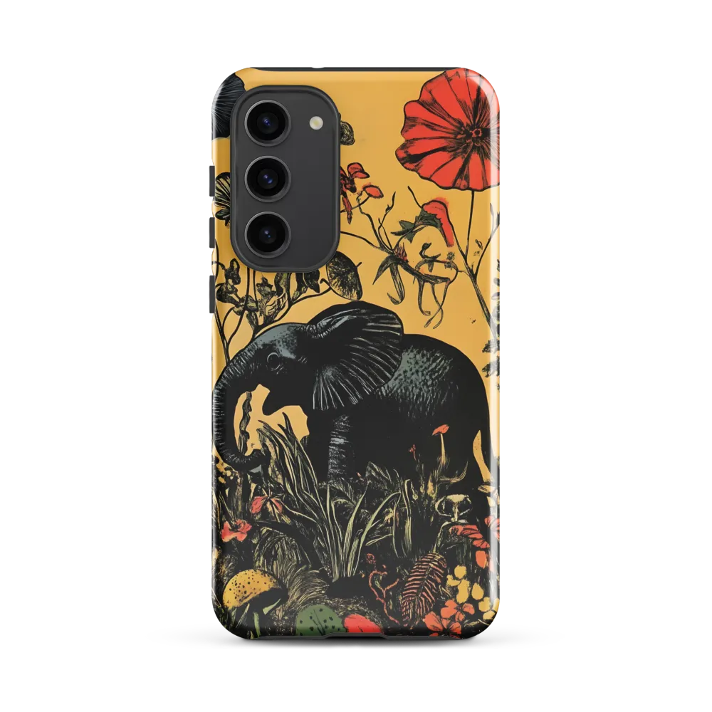 Floral Majesty: The Elephant's Sanctuary