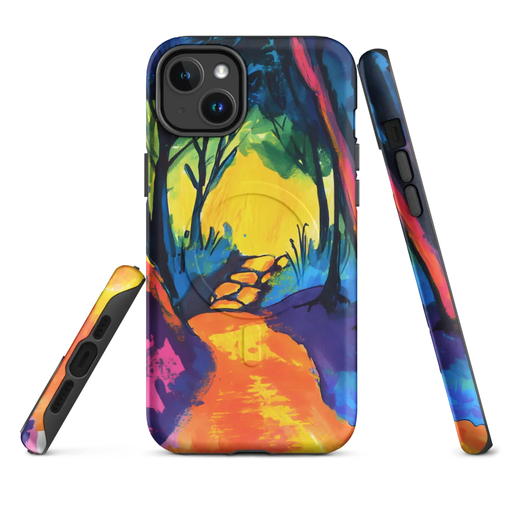 Path Through a Vibrant Forest