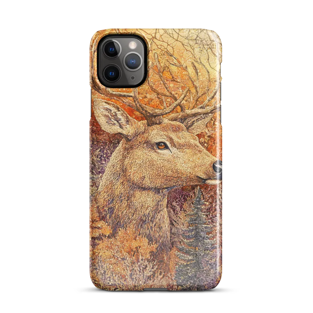 Majestic Serenity: The Autumn Deer | Phone Case |  11 Pro Max | Snap Case | Glossy