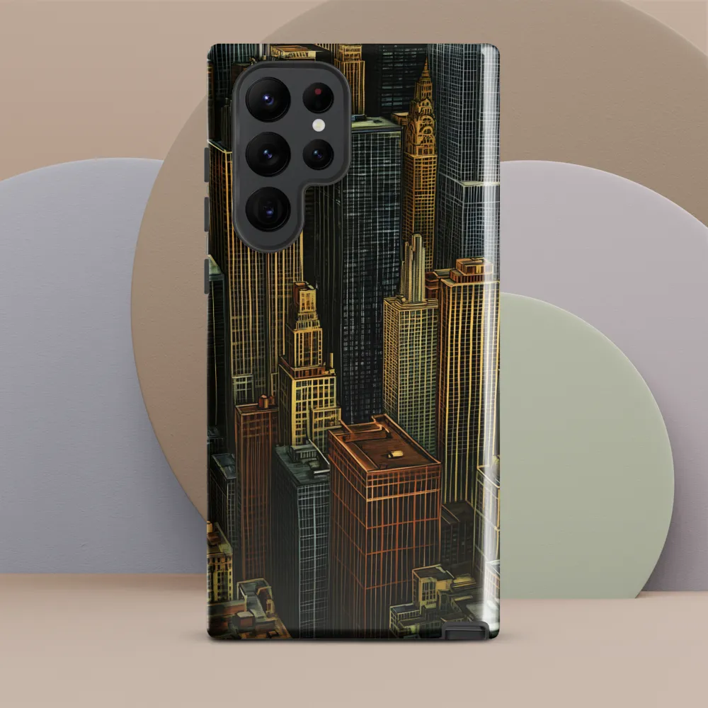 Urban Elegance: A Golden Cityscape