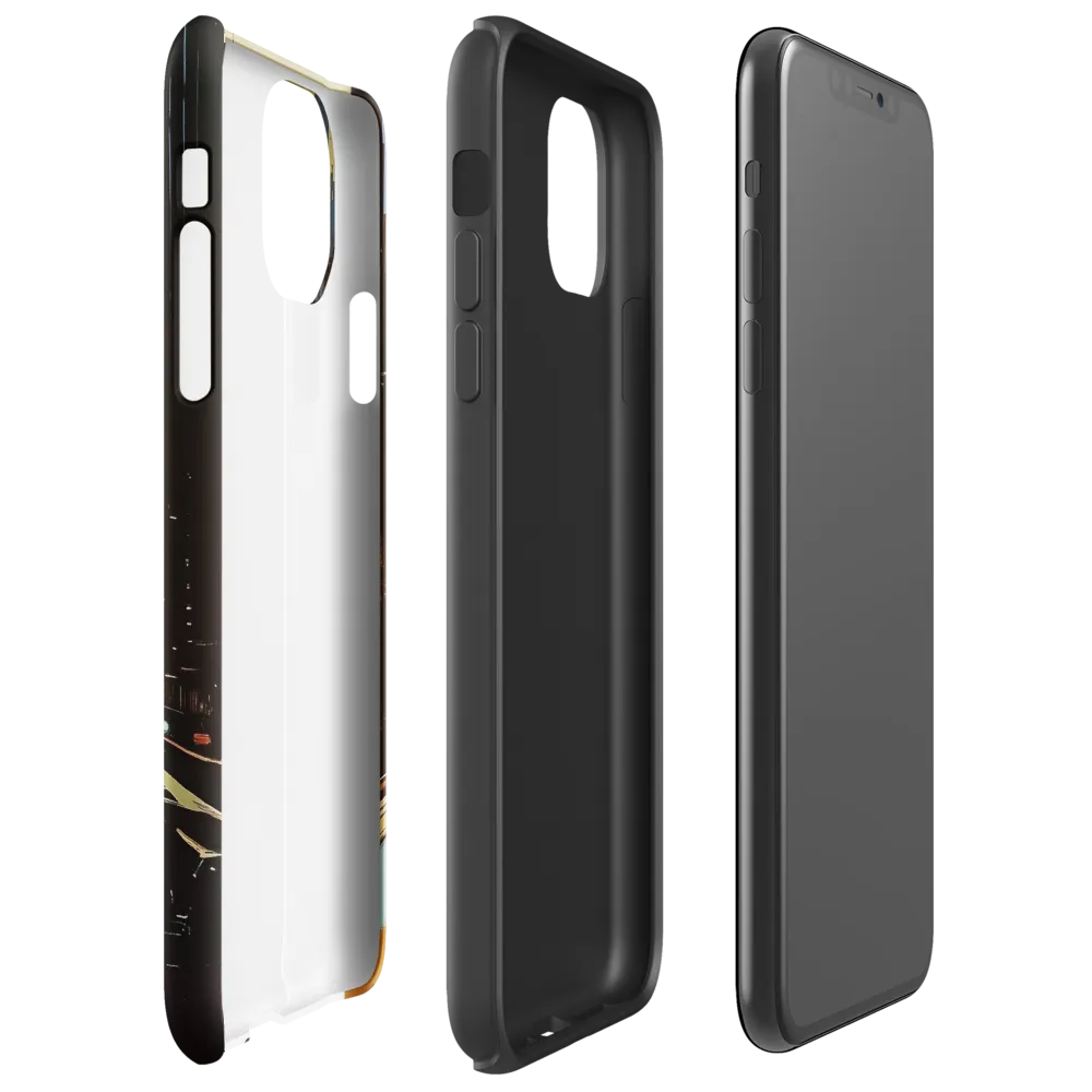 Metro Nexus: A Futuristic Cityscape | Phone Case |  11 Pro Max | Tough Case | Glossy