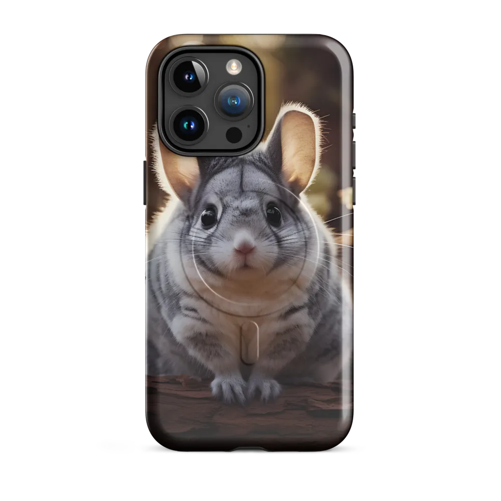 Curious Chinchilla in the Forest