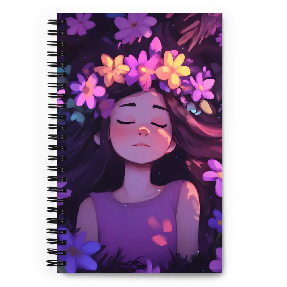 Serenade in Bloom | Spiral Notebook