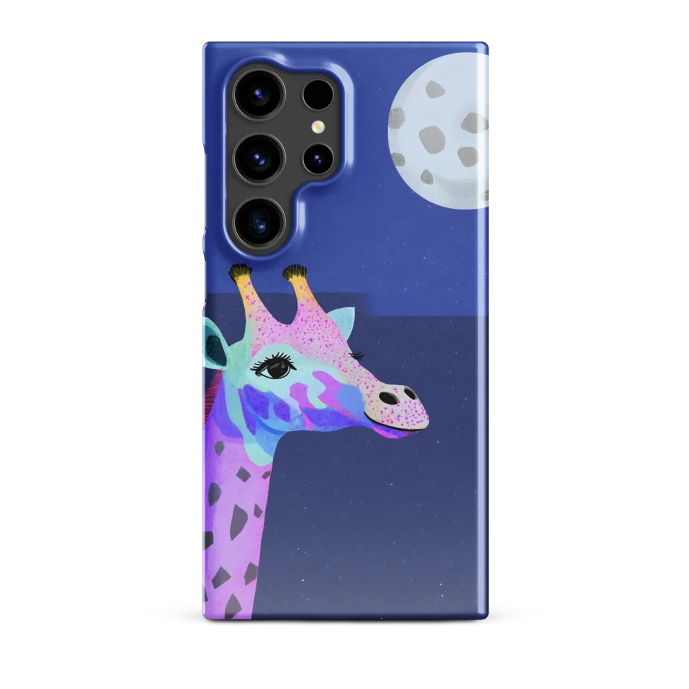 Whimsical Giraffe Under the Stars