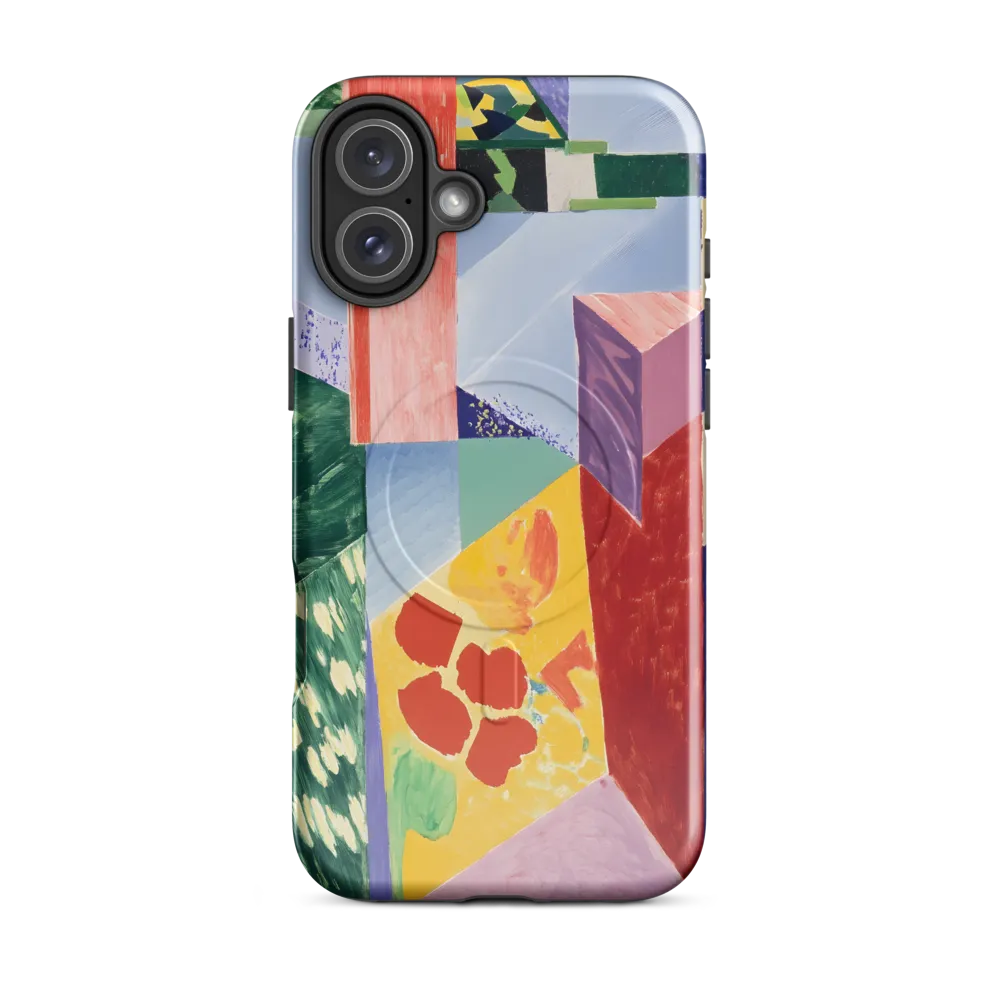Interplay of Geometry and Color | Phone Case |  16 Plus | MagSafe® Tough Case | Glossy