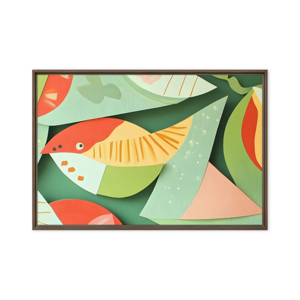 Nature's Palette | Canvas with Brown Frame | 20″×30″