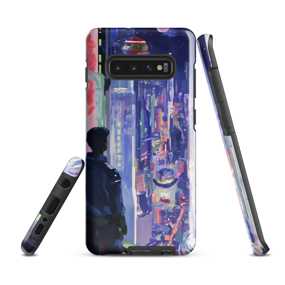 Glimpses of a Neon Future | Phone Case |  S10 Plus | Tough Case | Glossy