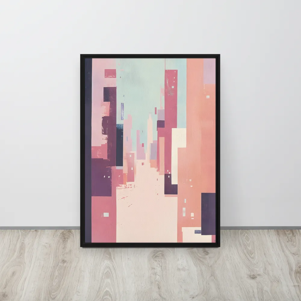 Tranquil Cityscape | Canvas with Black Frame | 20″×28″