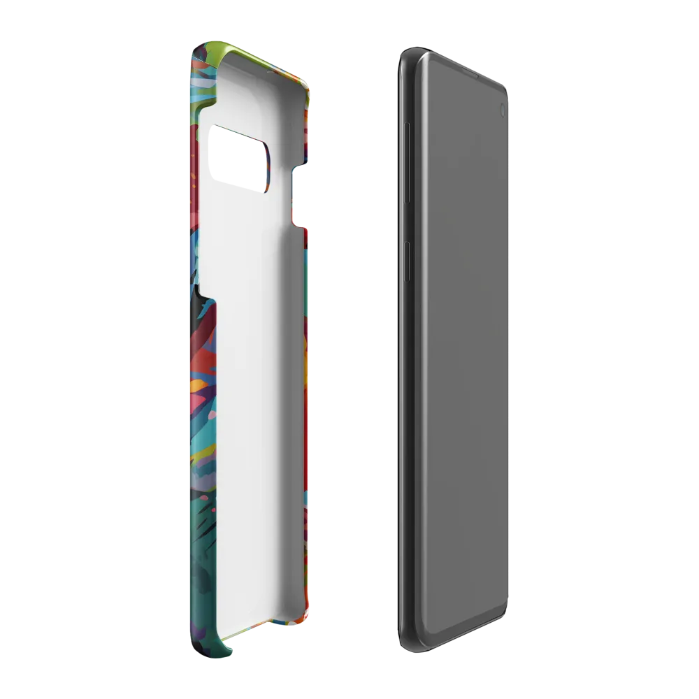 Colorful Lizard: An Abstract Adventure | Phone Case |  S10 Plus | Snap Case | Glossy