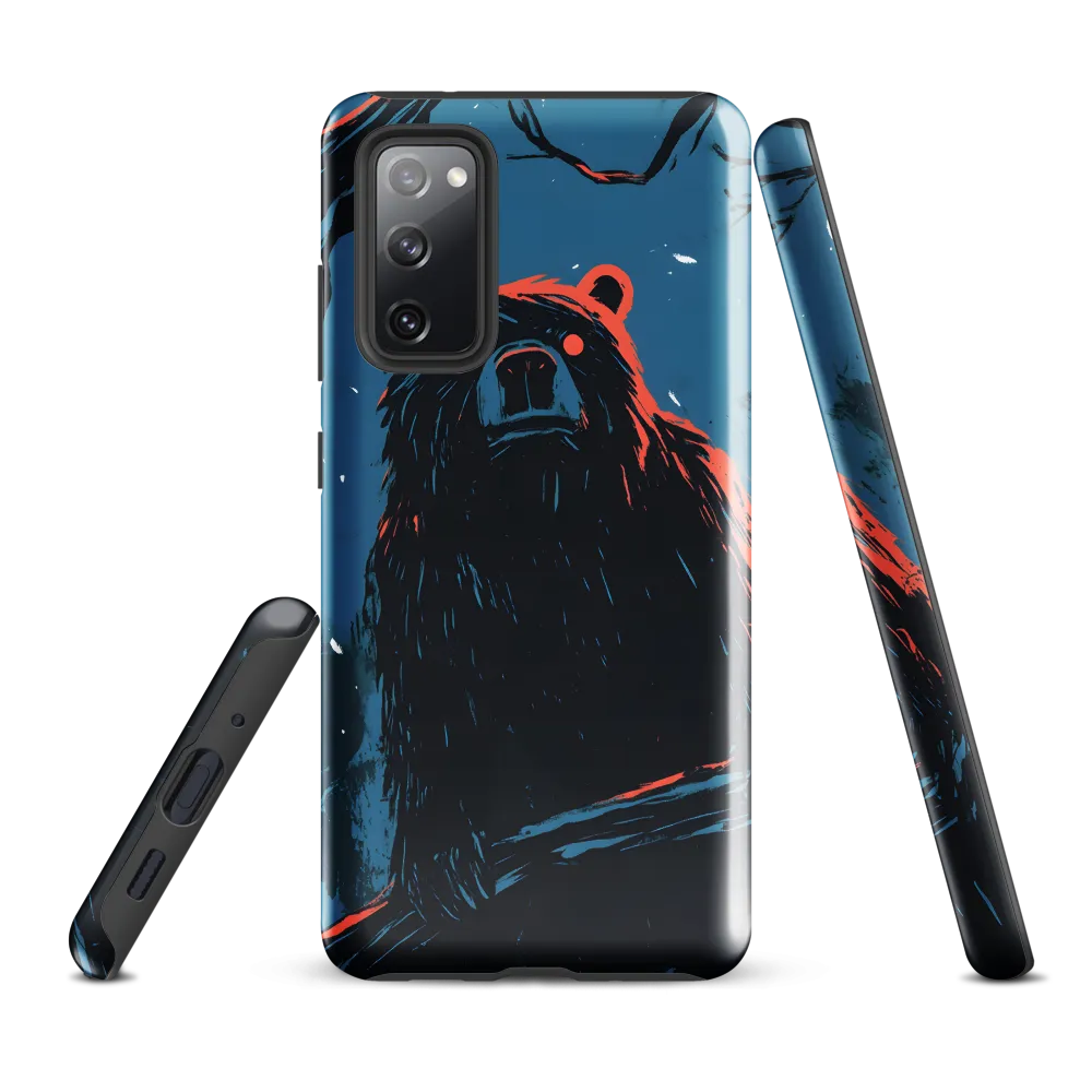 Eerie Majesty: A Bear in the Night
