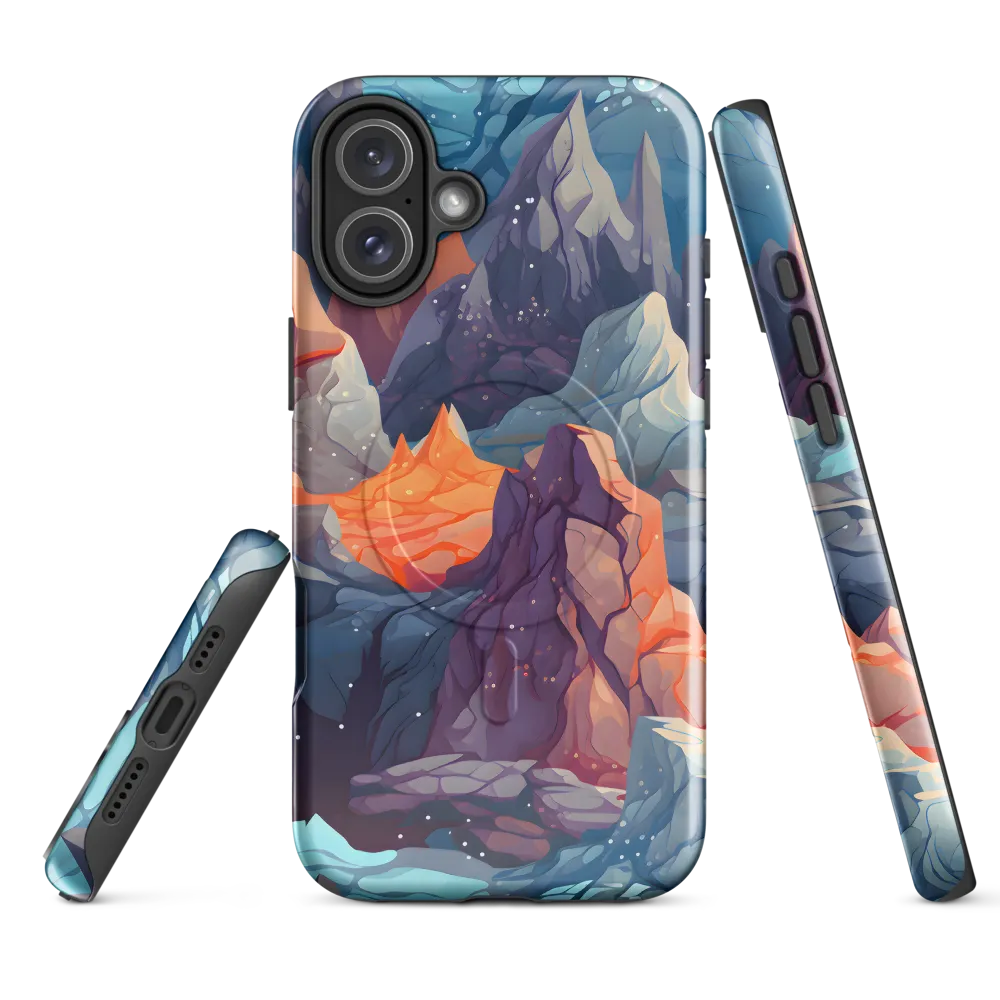 Mystical Peaks of Imagination | Phone Case |  16 Plus | MagSafe® Tough Case | Glossy