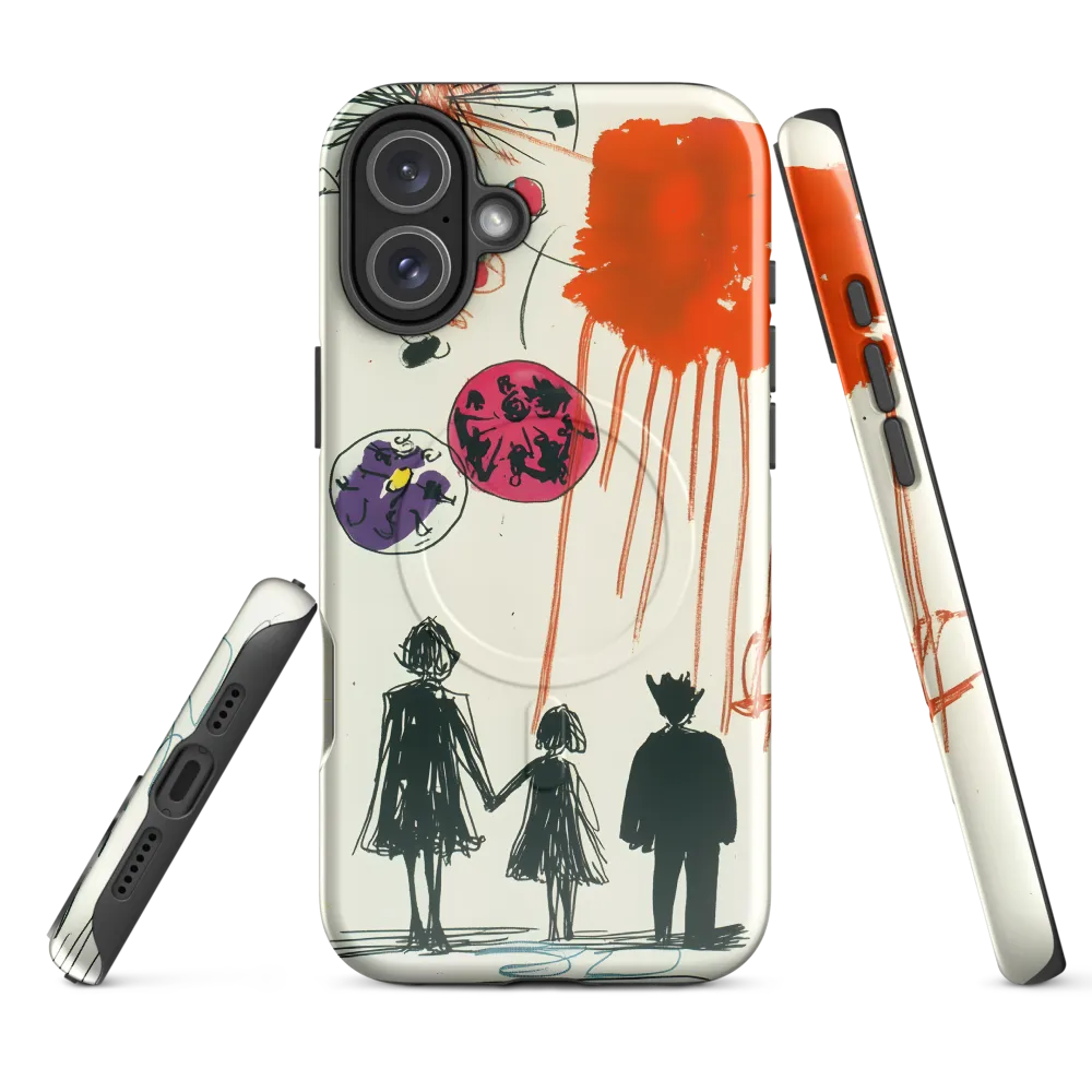 Embrace of Togetherness | Phone Case |  16 Plus | MagSafe® Tough Case | Glossy
