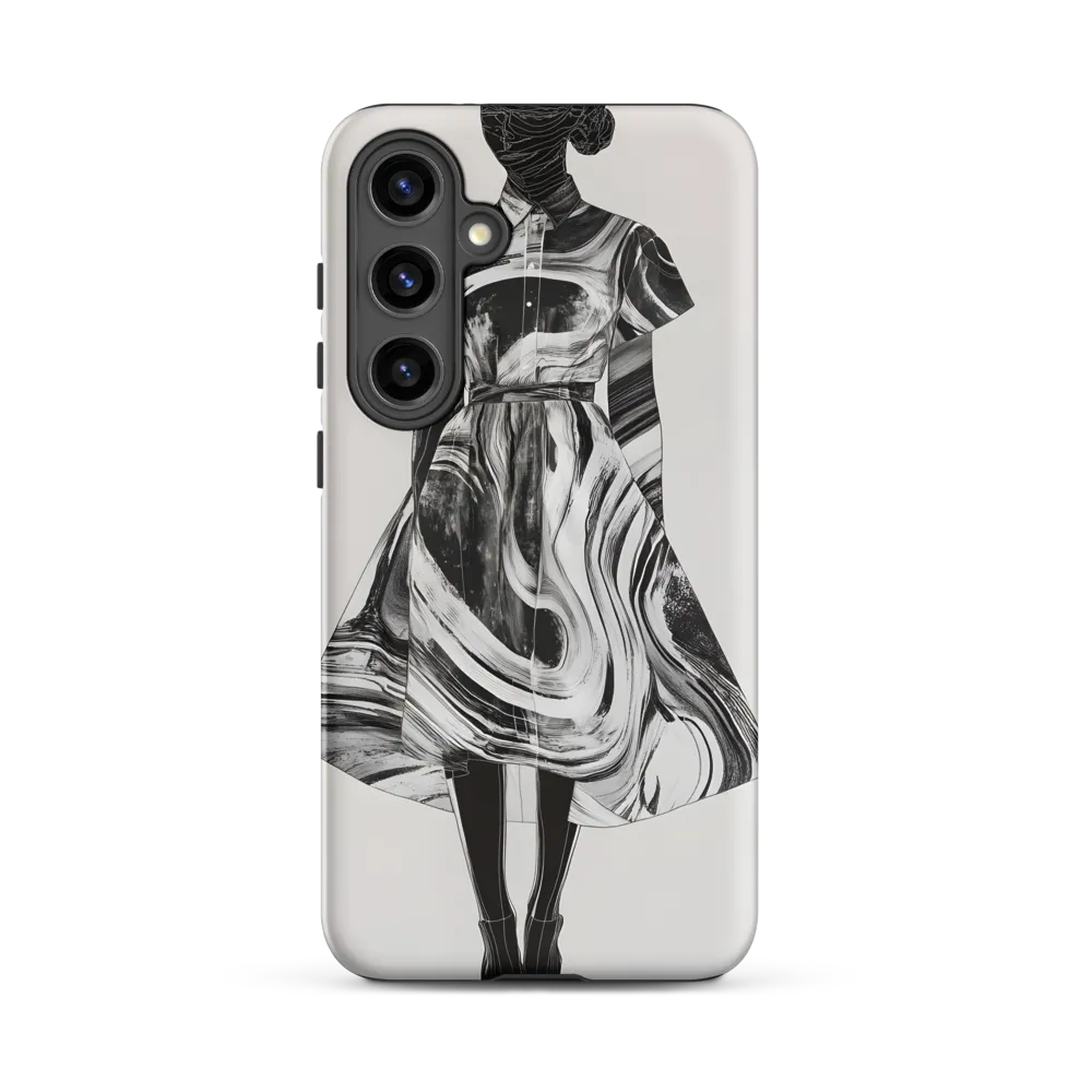 Whirls of Elegance: A Contemporary Fashion Design