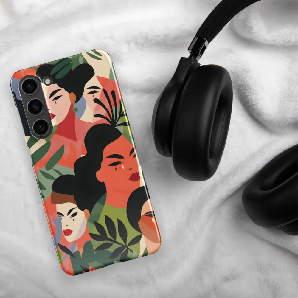Harmony of Nature and Femininity | Phone Case |  S23 Plus | Snap Case | Glossy