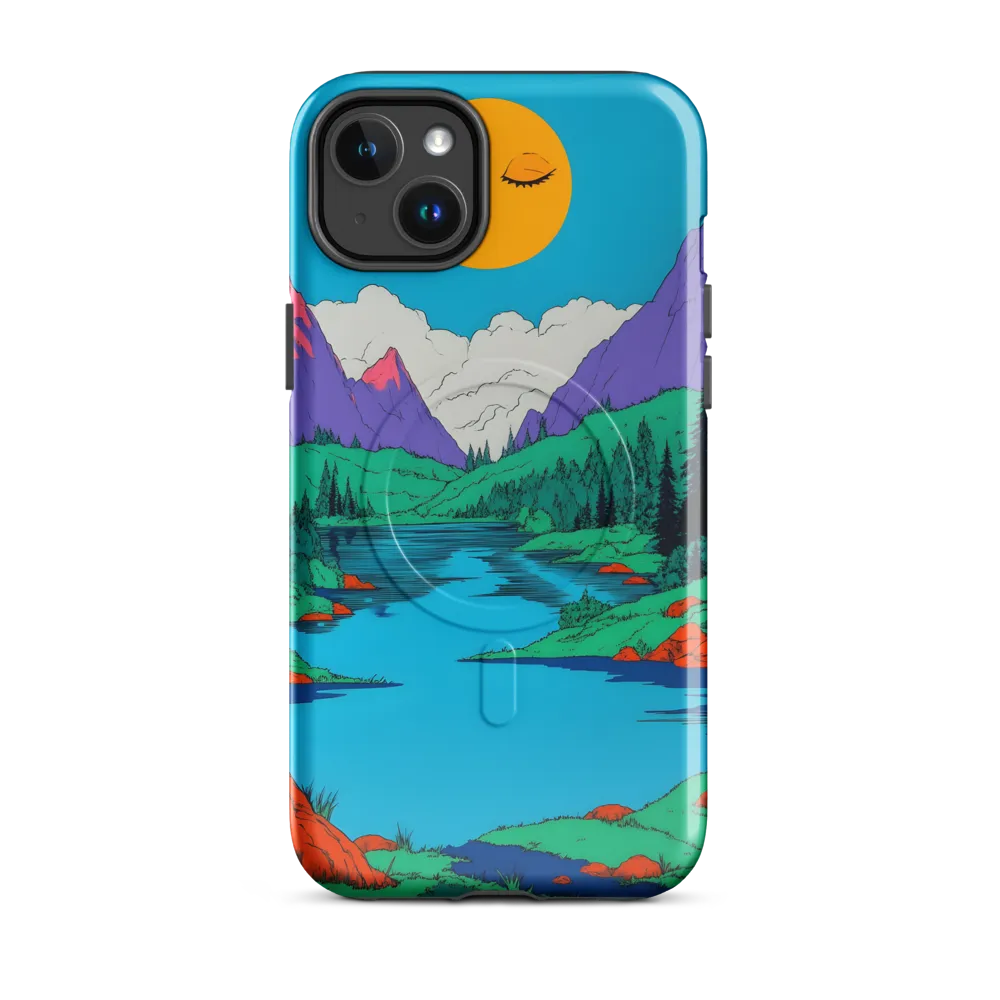 Whimsical Serenity in Vibrant Colors