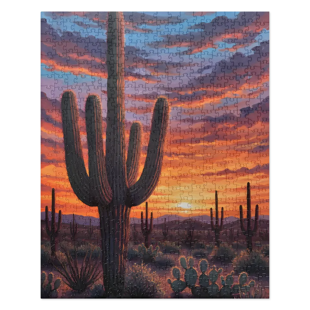 Saguaro Sunset 
 Jigsaw Puzzle