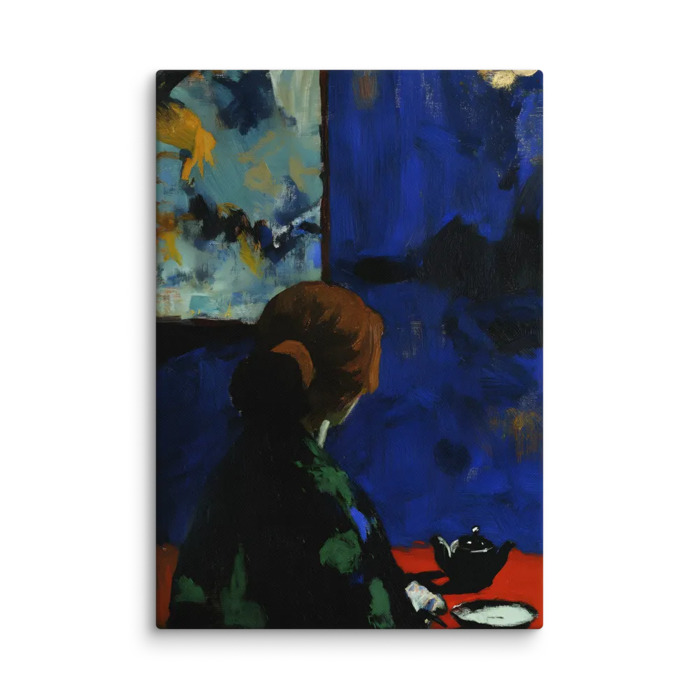 Contemplation Under the Night Sky | Canvas | 18″×26″
