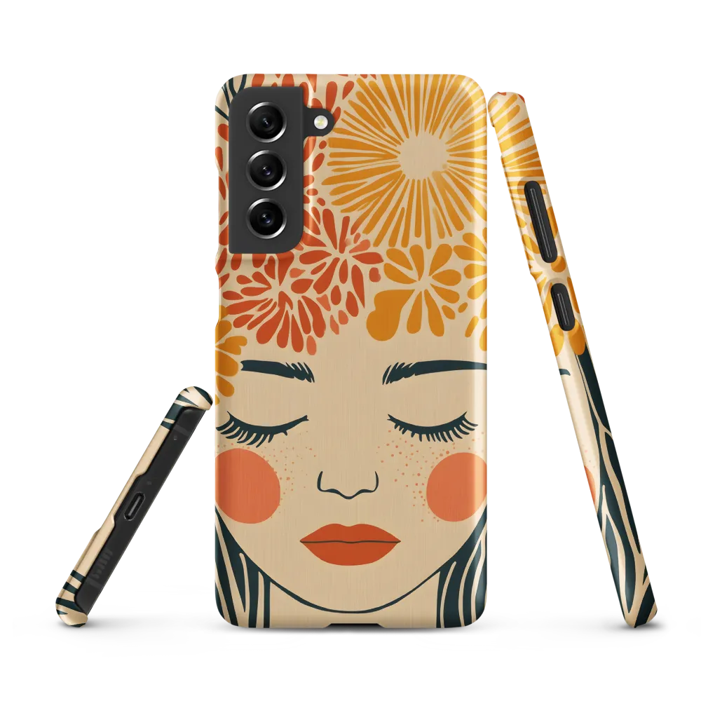 Serenity in Bloom | Phone Case |  S21 FE | Snap Case | Matte